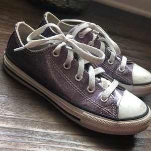 Sparkly Purple Converse